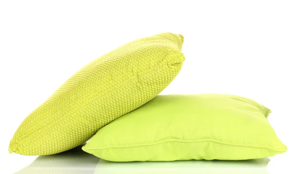Bright color pillows isolated on white — Stok fotoğraf