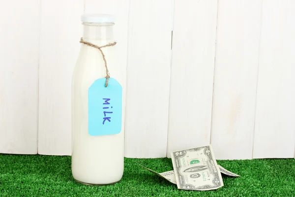 Koncept dodávky mléka — Stock fotografie