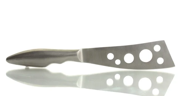 Μαχαίρι τυριού που απομονώνονται σε λευκό — Φωτογραφία Αρχείου