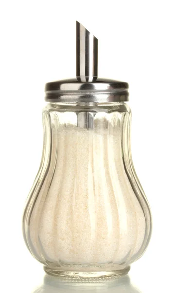 Sugar bowl isolated on white background close-up — Stock Photo, Image