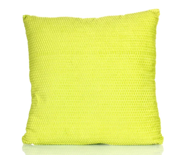 Bright color pillow isolated on white — Stock Photo, Image