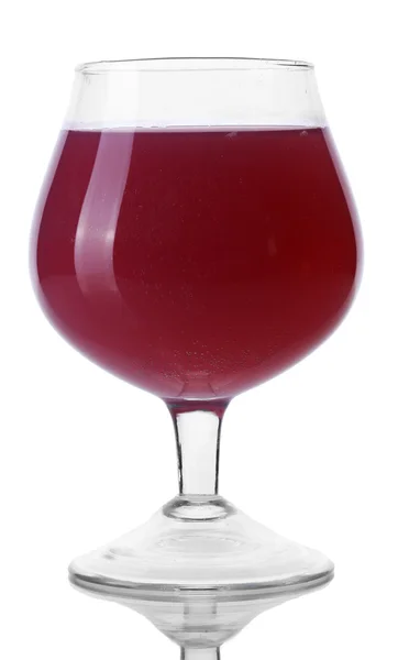 Glas alkoholhaltiga cocktail isolerad på vit — Stockfoto
