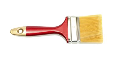 Paint brush isolated on white clipart