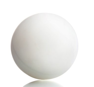 Ping-pong ball isolated on white clipart