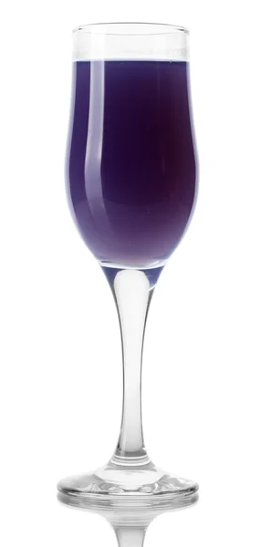 Bicchiere di cocktail alcolico isolato su bianco — Foto Stock
