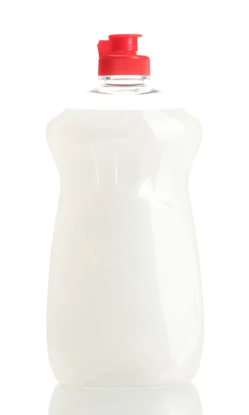 Flaska diskmedel isolerad på vit — Stockfoto