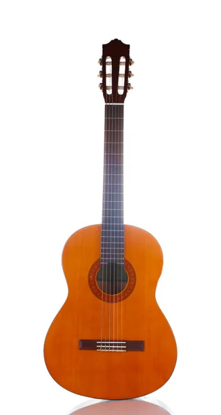 Guitarra retro aislada en blanco —  Fotos de Stock