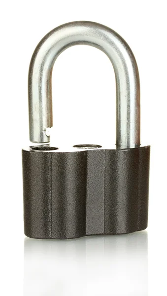 Old padlock isolated on white background — Stock Photo, Image