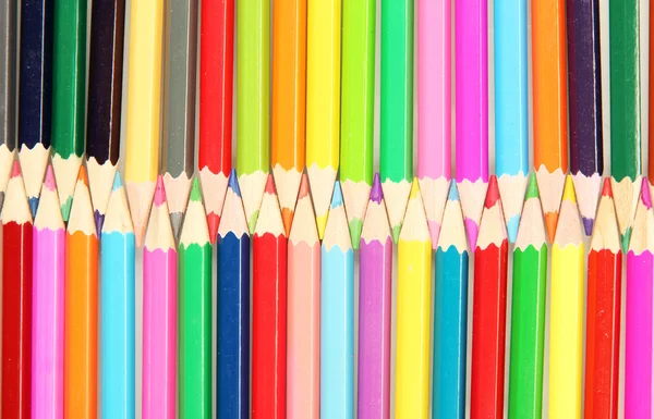 Цветные карандаши, изолированные на белом — стоковое фото