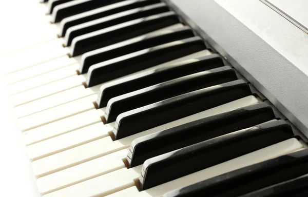 Hintergrund der Synthesizer-Tastatur — Stockfoto