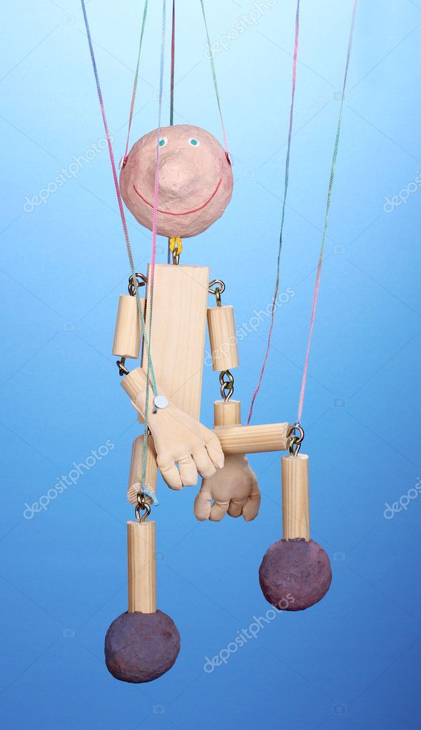 wooden string puppets