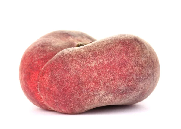 Ripe fig peach isolated on white — Stock Photo, Image
