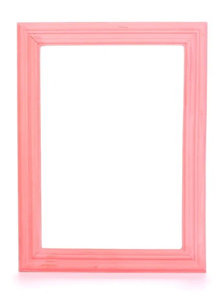 Wooden frame isolated on white — Stock Photo, Image