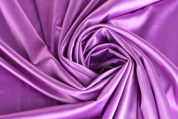 Violet zijden gordijn, achtergrond — Stockfoto