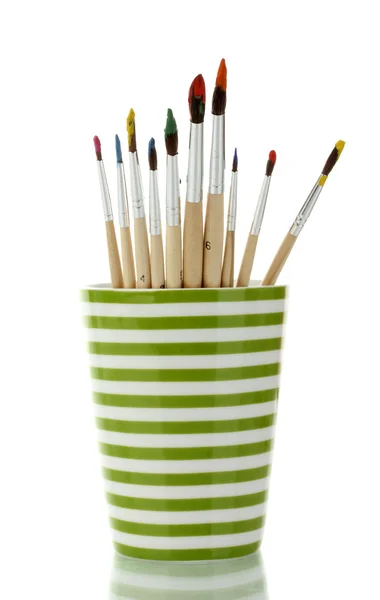 Watercolor Illustration Paint Brush Cup Isolated Stock Illustration  1763999426