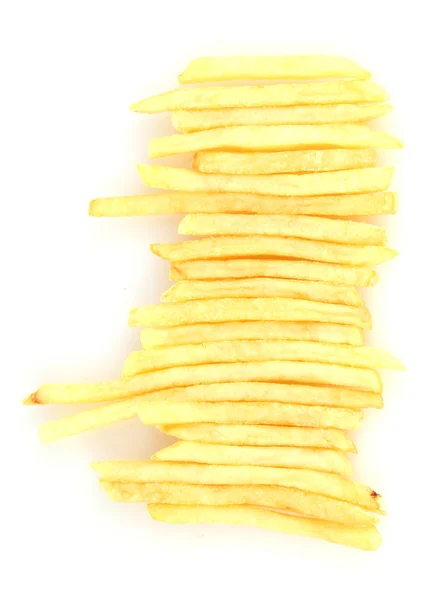 Patates kızartması izole üzerinde beyaz — Stok fotoğraf
