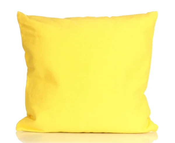 Bright color pillow isolated on white — Stock Photo, Image