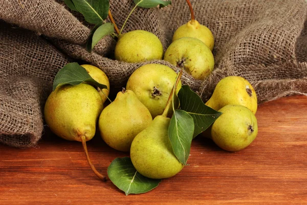 ジューシーな風味豊かな梨のクローズ アップ — ストック写真