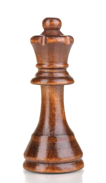 Schackpjäs isolerad på vit — Stockfoto