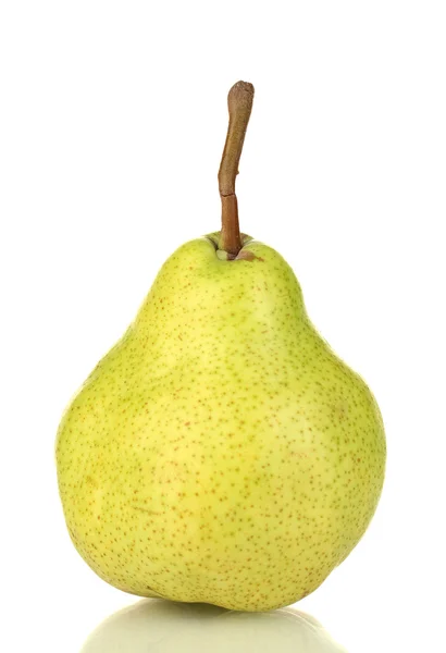 Ripe pear isolated on white — Stock Photo, Image