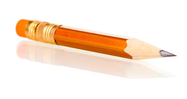 Kurşun kalem üzerinde beyaz izole — Stok fotoğraf
