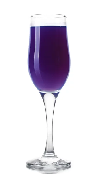 Bicchiere di cocktail alcolico isolato su bianco — Foto Stock
