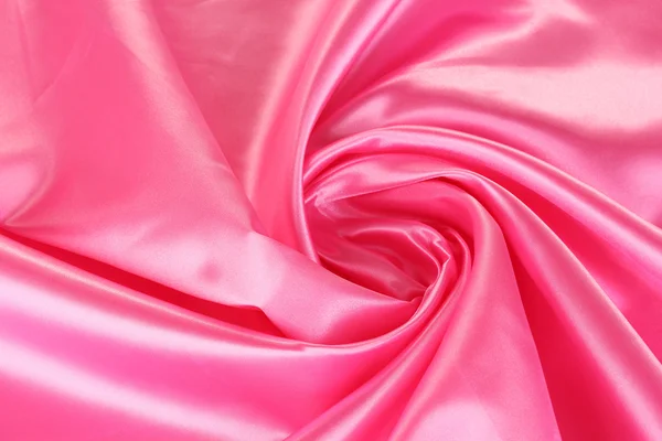 ピンクのシルク ドレープ、背景 — ストック写真