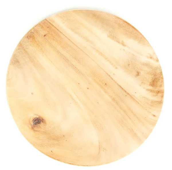 Деревянная доска изолирована на белом — стоковое фото