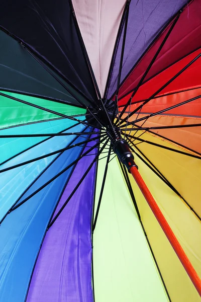 Achtergrond van kleurrijke paraplu — Stockfoto
