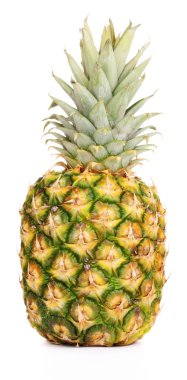 Pineapple isolated on white clipart