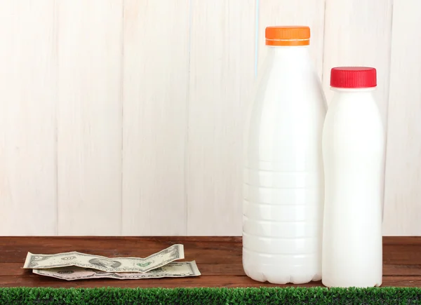 Concetto di consegna latte — Foto Stock