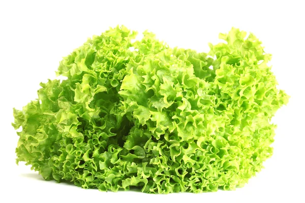 Fresh lettuce isolated on white — Stock Photo, Image