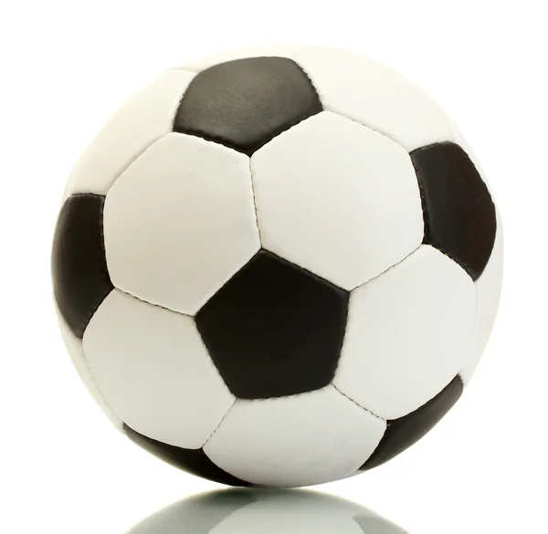 Balón de fútbol, aislado en blanco —  Fotos de Stock
