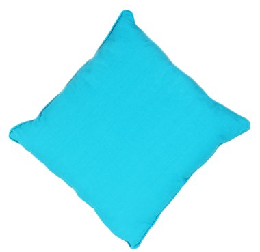 Bright color pillow isolated on white