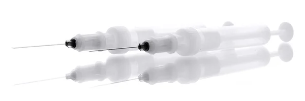 Syringes monovet isolated on white — Stock Photo, Image