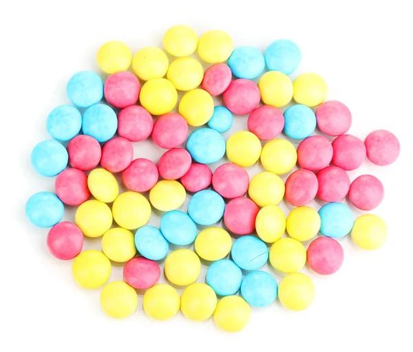 Cukierki kolor na białym tle — Zdjęcie stockowe
