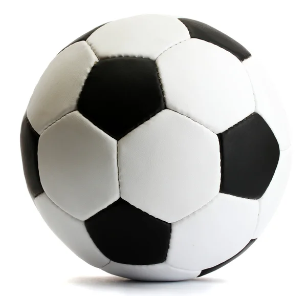 足球球，孤立在白色 — 图库照片