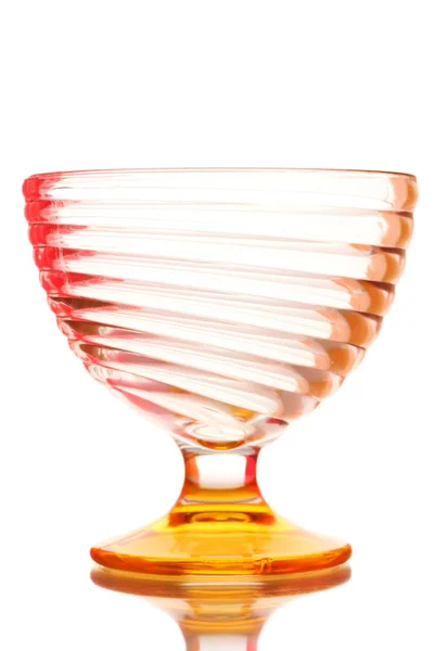 Piala vazia, isolada sobre branco — Fotografia de Stock