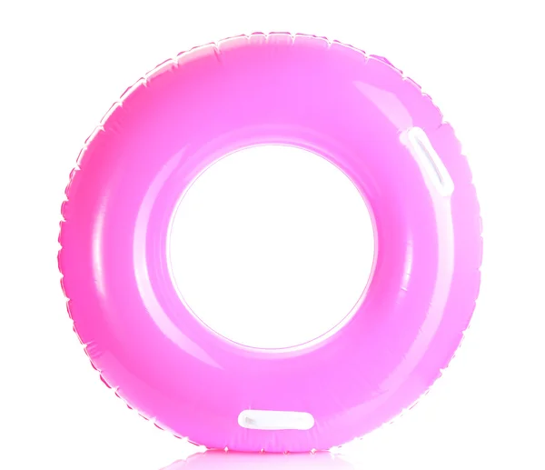 Roze vaste voetring geïsoleerd op wit — Stockfoto