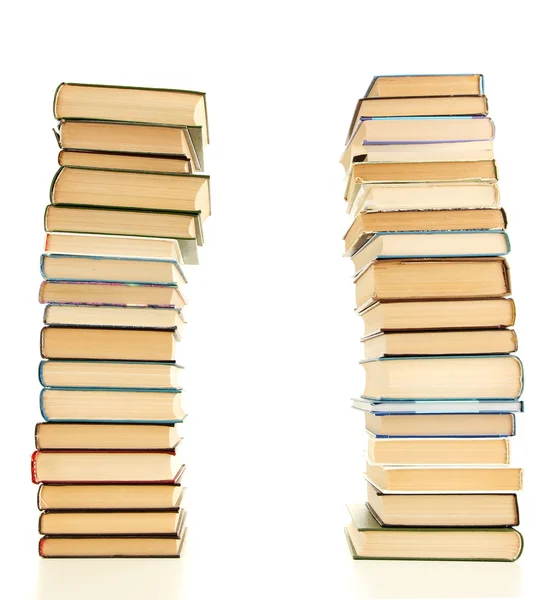 Old books isolated on white — Stock Photo, Image