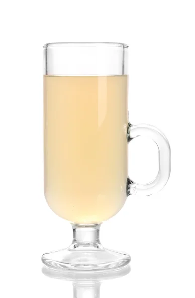 Tropikalny sok szkło na białym tle — Zdjęcie stockowe