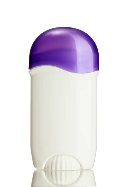 Deodorant na šedém pozadí — Stock fotografie