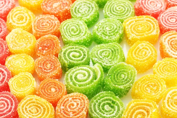 Sweet jelly candies, close up — Stock Photo, Image