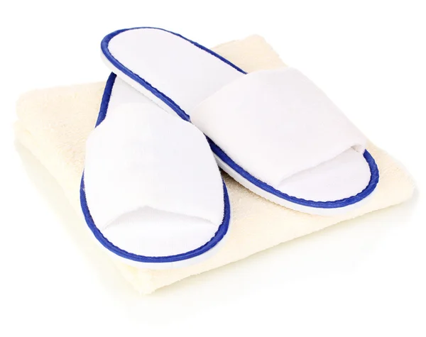 Slippers isolated on white — Stock Photo, Image