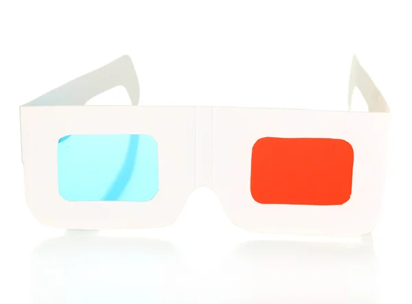 Stereo glasögon isolerad på vit — Stockfoto