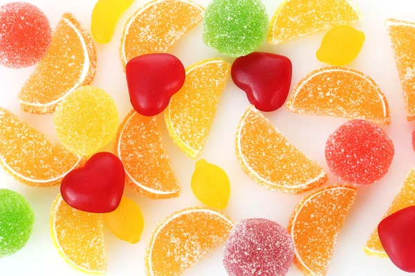 Caramelos de jalea coloridos fondo —  Fotos de Stock