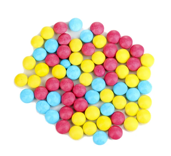 Caramelos de color aislados en blanco — Foto de Stock