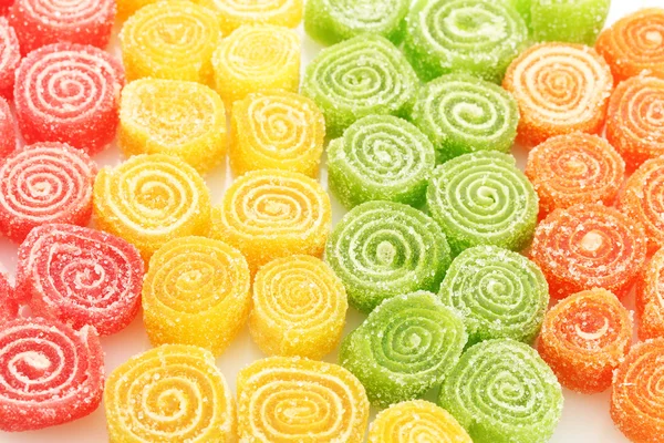 Sweet jelly candies, close up — Stock Photo, Image