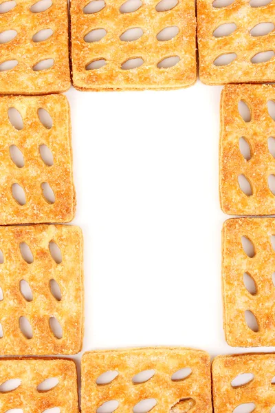 Sladké sušenky jako izolované na bílém — Stock fotografie