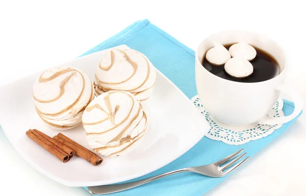 Air marshmallows isolerad på vit — Stockfoto